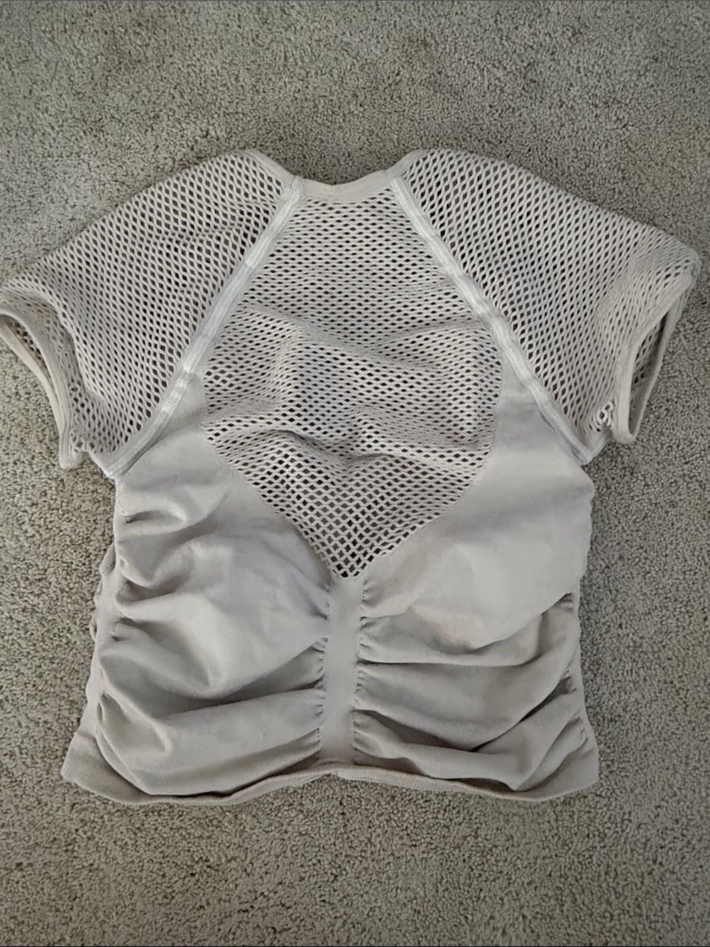 FP Movement Ruched Mesh Panel Women's Top - Picture 2 of 3